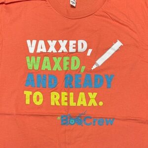 Bella Canvas Orange Tee with Bold Graphic